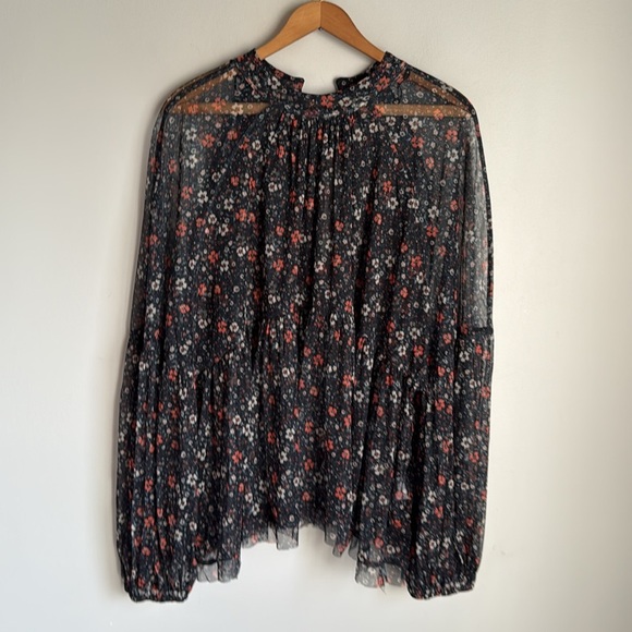 Free People Open Back Sweet Heart Top Medium - Picture 3 of 10